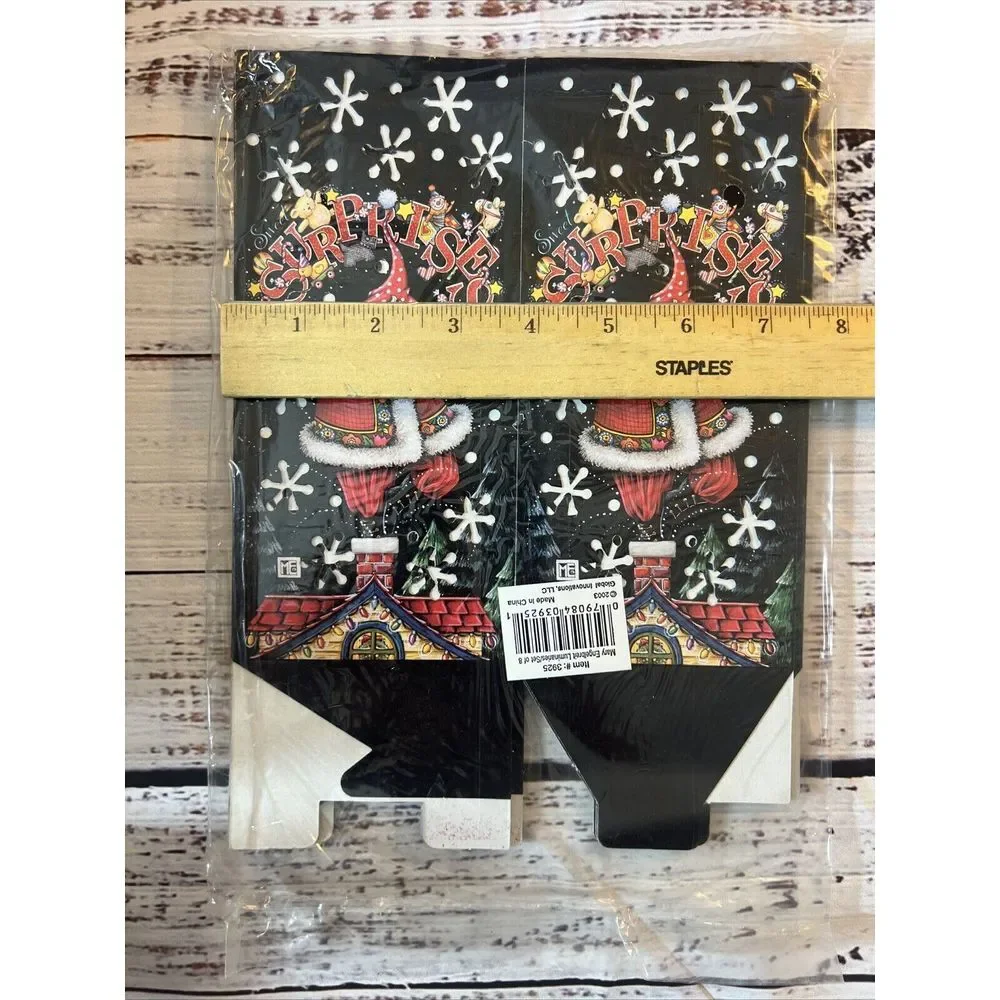 Mary Engelbright Paper Luminaries Set Of 8‎ Santa Sweet Surprises